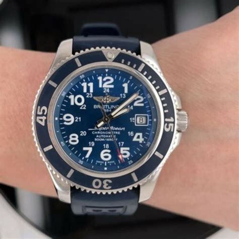 breitling superocean ii a17365 blue|breitling a17360 retail price.